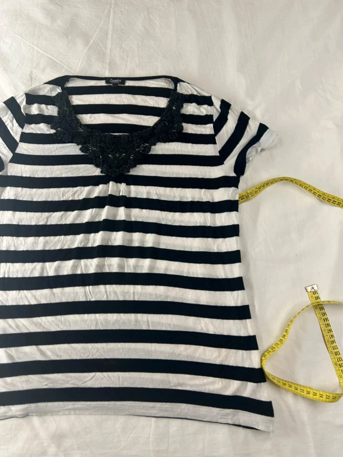 Zwart-witte gestreepte t-shirt zamba – photo 3
